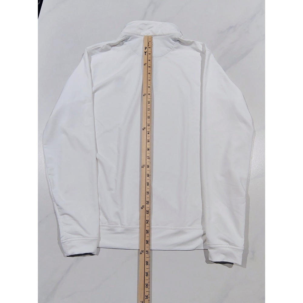 Peter Millar Stanford Cardinal Perth 1/4 Zip Men's M White Pullover Performance - Picture 11 of 14